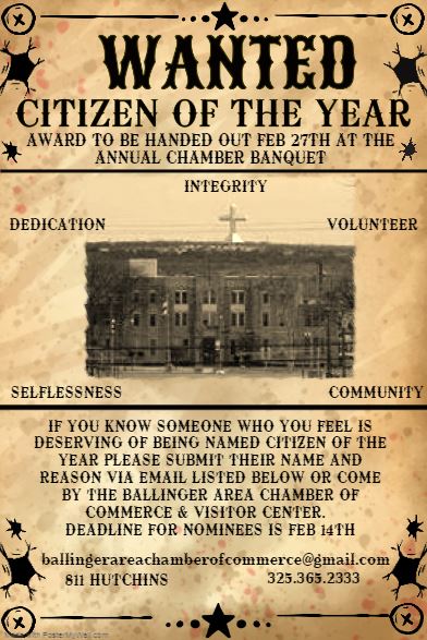 Citizen of the Year Flyer